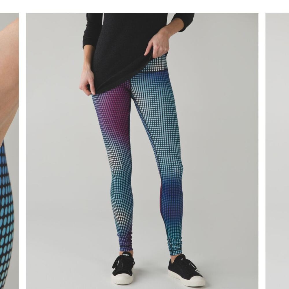Lululemon Wunder Under Pant III Full-On Luon in Cosmic Dot Size 8
